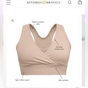 Kindred Braverly French Terry Nursing & Sleep Bra